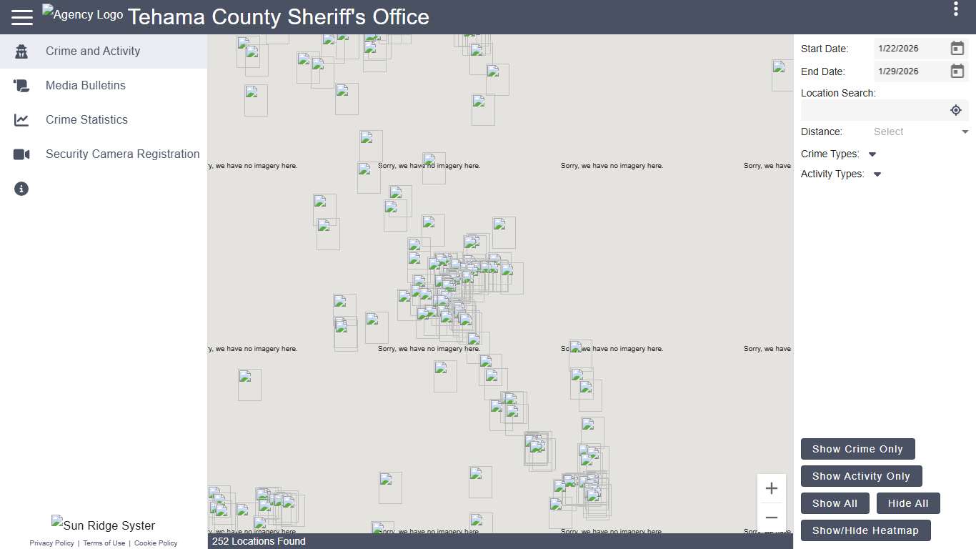 Tehama County Sheriff's Office - Crime & Activity