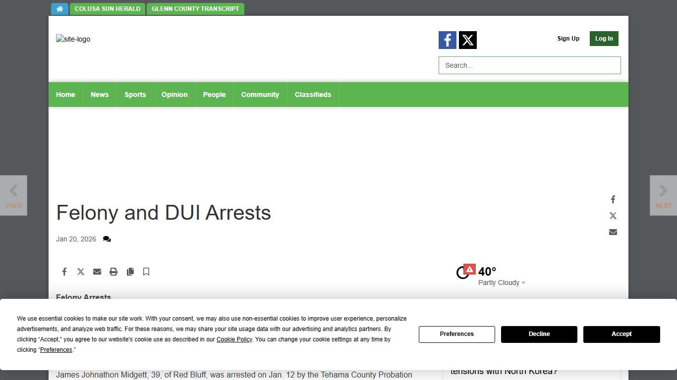 Felony and DUI Arrests Corning Observer appeal-democrat.com